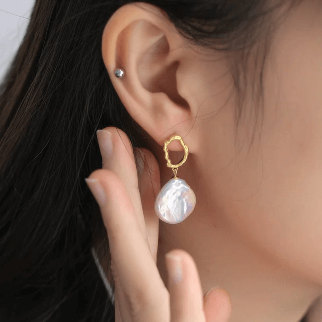 Baroque Pearl Earrings